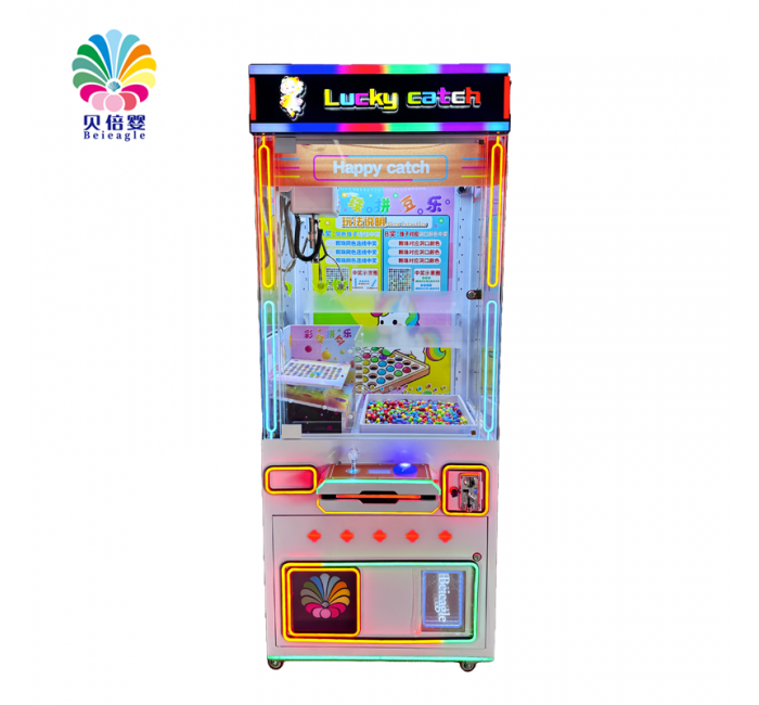 娃娃机新玩法彩珠拼豆乐